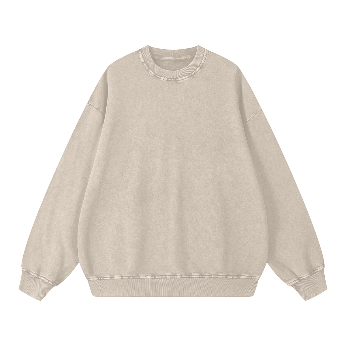 Snow Washed Oversized Sweatshirt