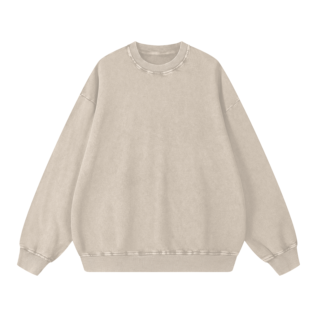 Snow Washed Oversized Sweatshirt